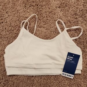 Old Navy Girls's White Cami Bra 2pack